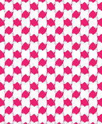 Pink Starburst Geometric Pattern Rug