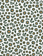 Retro Floral Pattern Rug