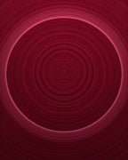 Crimson Concentric Modern Pattern Rug