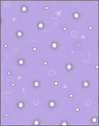 Light Purple Starburst Floral Design Rug