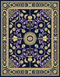 Royal Floral Elegant Pattern Design Rug