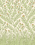 Botanical Garden Floral Pattern Rug