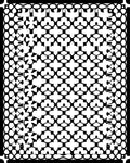 Black And White Geometric Patterned Rug