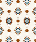 Geometric Medallion Tribal Pattern Rug