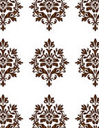 Classic Floral Damask Inspired Rug