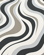 Abstract Swirl Neutral Color Rug
