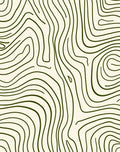 Abstract Contour Wavy Pattern Rug