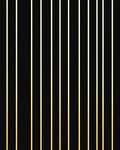 Minimalist Black Gold Stripes Rug