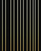 Minimalist Black Gold Stripes Rug