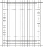 Minimalist Linear Grid Pattern Rug