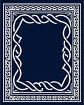 Classic Interlocking Border Design Rug