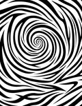Black White Swirl Pattern Rug