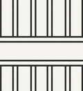 Monochrome Vertical Stripe Geometric Design Rug