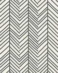 Minimalist Herringbone Stripe Pattern Rug