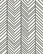 Minimalist Herringbone Stripe Pattern Rug