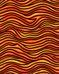 Bold Wavy Lines Pattern Rug
