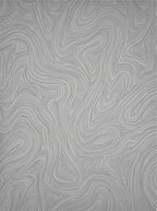 Abstract Swirl Line Contour Design Rug