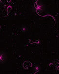 Galactic Swirl Star Pattern Rug