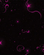 Galactic Swirl Star Pattern Rug