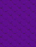 Aesthetic Purple Hexagonal Repeat Design Rug