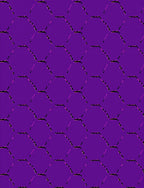 Aesthetic Purple Hexagonal Repeat Design Rug