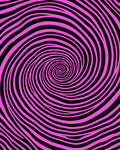 Vibrant Pink Swirl Pattern Rug