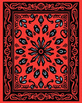 Ornate Floral Mandala Design Rug