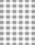 Classic Grey White Checkered Design Rug