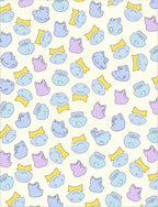 Cute Frog Pond Pattern Rug