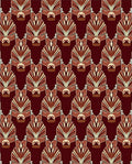 Art Deco Fan Pattern Rug