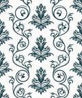 Classic Floral Swirl Pattern Design Rug