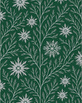 Winter Branch Snowflake Pattern Rug