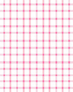 Pink And White Checked Pattern Rug