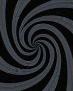 Op Art Swirl Design Rug