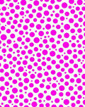 Bold Pink Polka Dot Pattern Rug