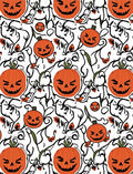 Spooky Jack O Lantern Vine Delight Rug