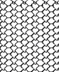 Black White Scales Pattern Rug