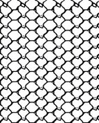 Black White Scales Pattern Rug