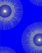 Radiant Sunburst Pattern Design Rug