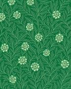 Verdant Floral Vine Pattern Rug