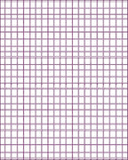 Purple Grid Geometric Lines Rug