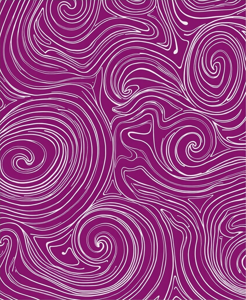 Abstract Swirls Vibrant Pattern Rug