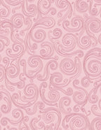 Pink Swirl Abstract Pattern Design Rug