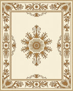 Classic Floral Medallion Ornament Rug