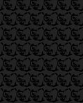 Monochrome Abstract Fluid Print Rug
