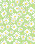 Retro Daisy Patterned Spring Rug