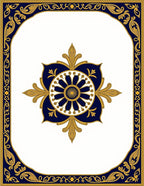 Ornate Floral And Border Design Rug