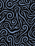 Abstract Swirls Triangles Pattern Rug