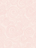 Soft Pink Swirl Pattern Design Rug
