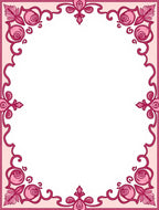 Floral Swirls And Leaves Design Rug